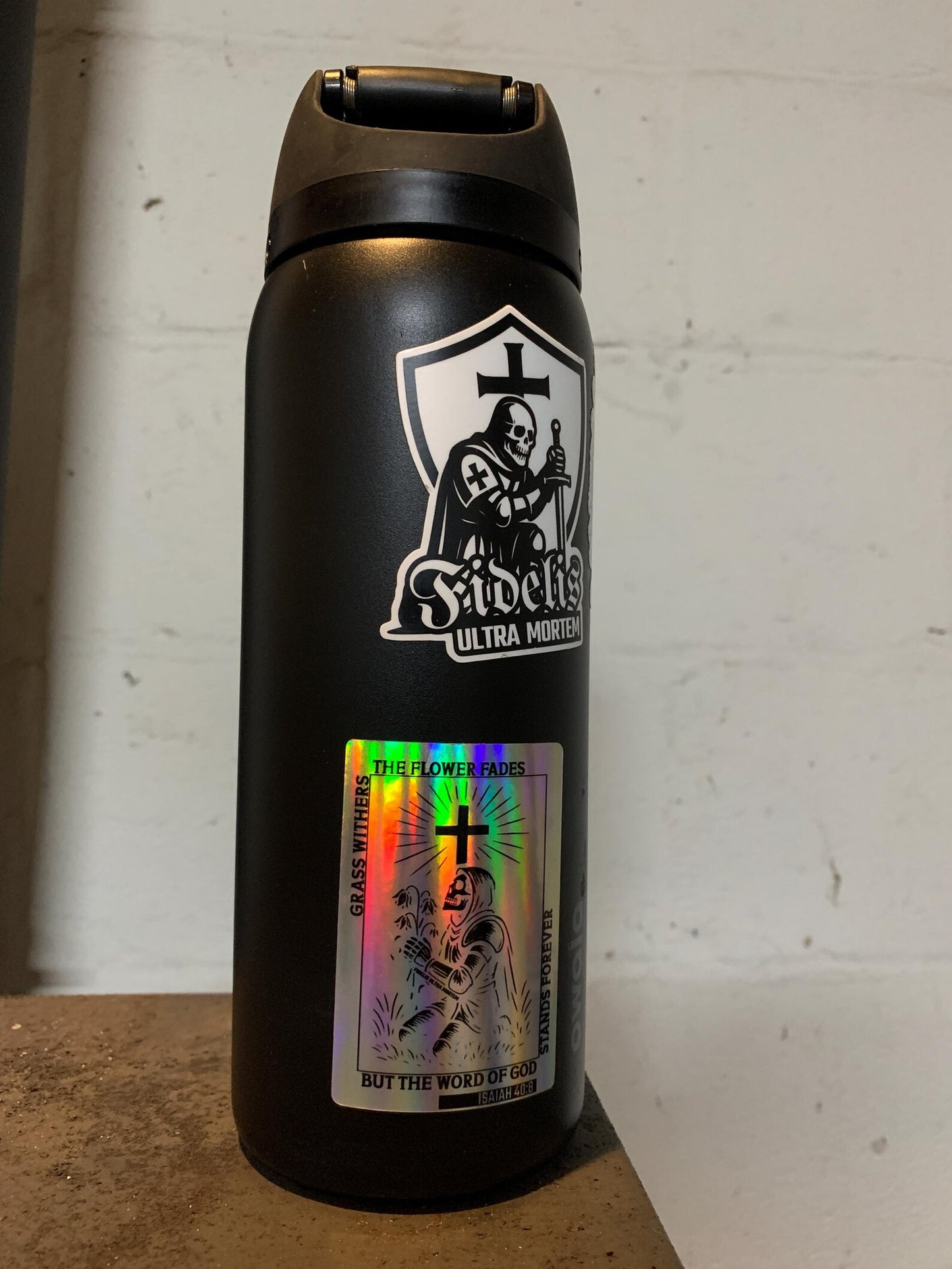 Holographic Isaiah 40:8 Sticker