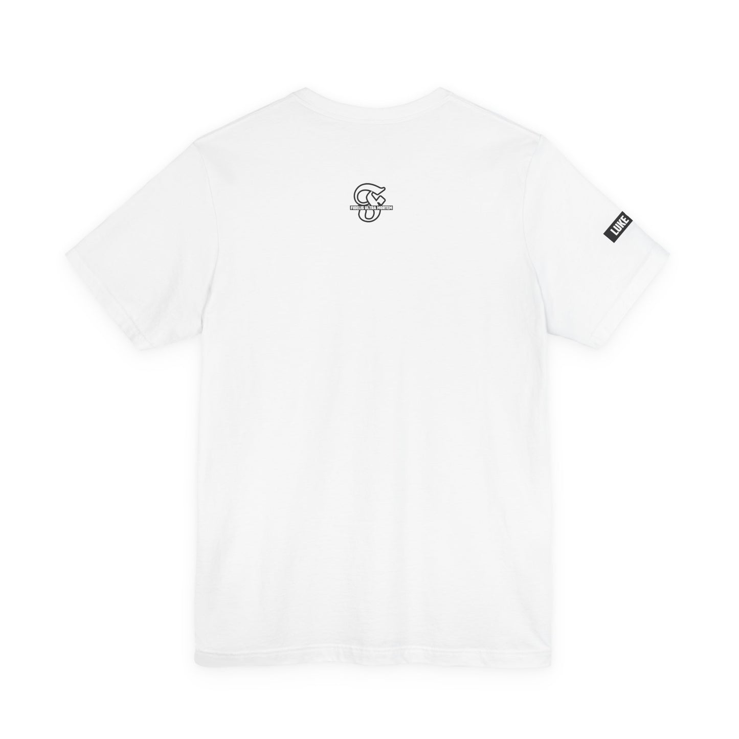 Crucify Tee — Distressed 'CRUCIFY' Graphic Short Sleeve Shirt