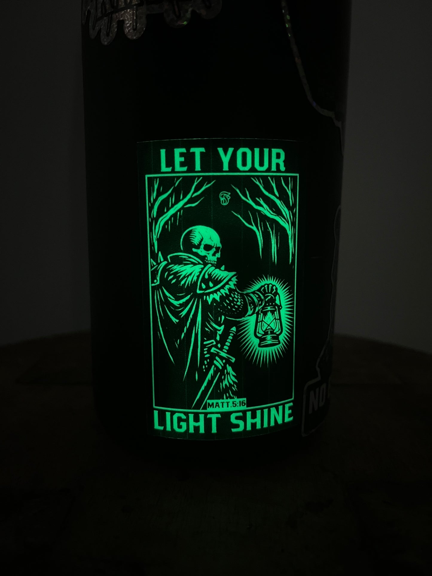 Let Your Light Shine - Glow in the Dark Sticker