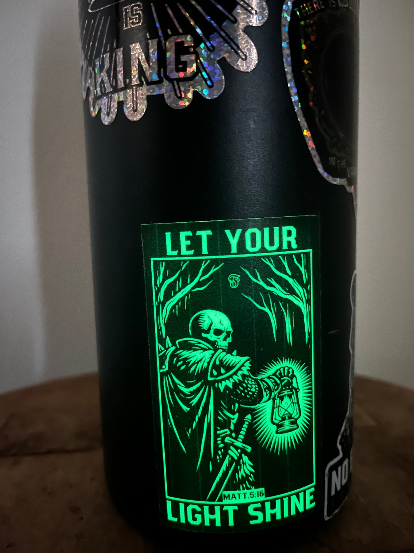 Let Your Light Shine - Glow in the Dark Sticker
