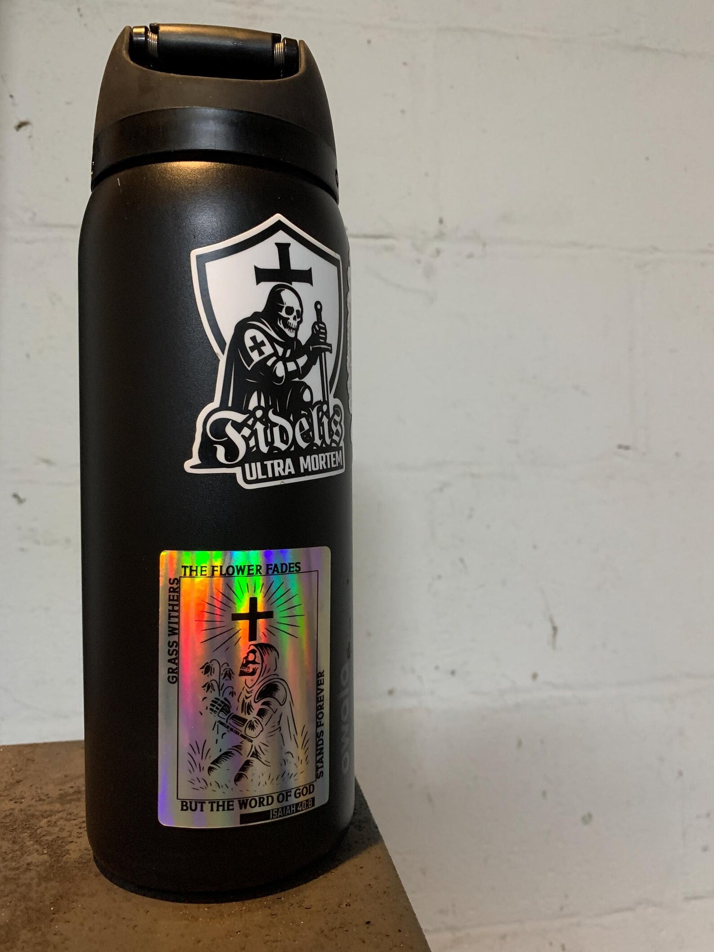 Holographic Isaiah 40:8 Sticker