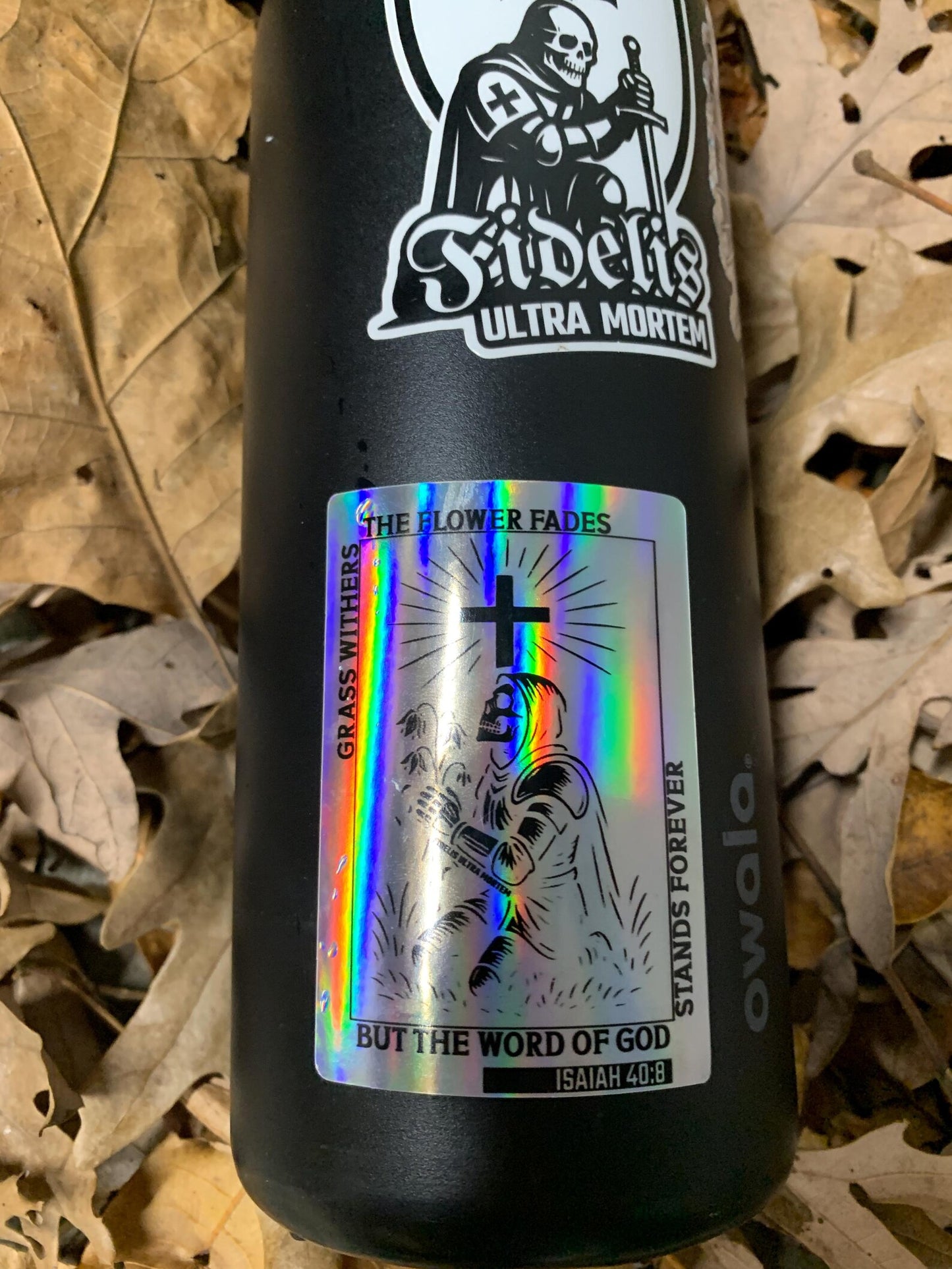 Holographic Isaiah 40:8 Sticker